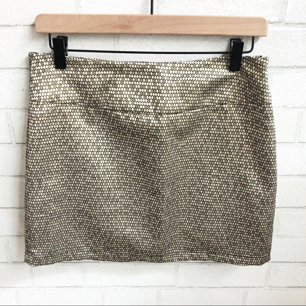 COSTA BLANCA Gold and Black Skirt Size M